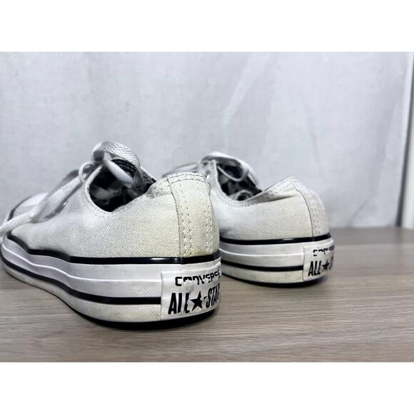 Converse Chuck Taylor Classic Low Top White Grunge Punk Emo Sneakers - Picture 4 of 10
